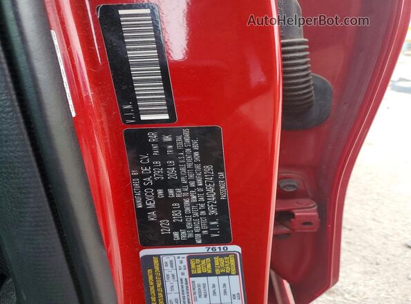 3KPF24AD4RE741298 2024 KIA FORTE Red Engine compartment view