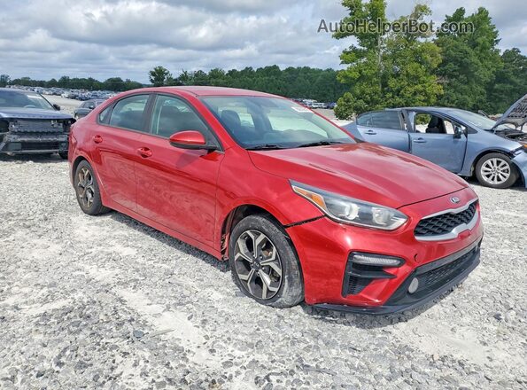 3KPF24AD5KE027458 2019 KIA FORTE Red Przód prawy