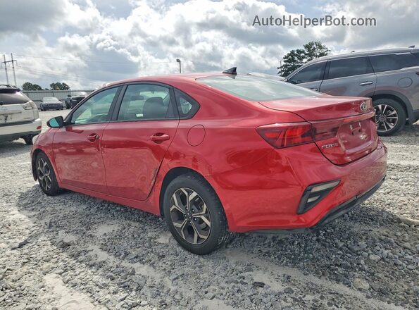 3KPF24AD5KE027458 2019 KIA FORTE Red Tył lewy