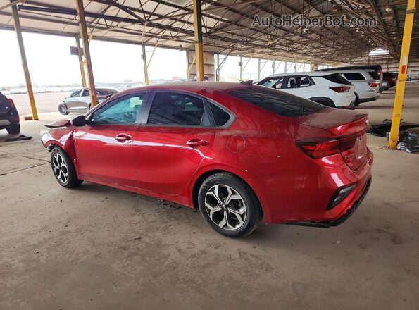 3KPF24AD5KE076904 2019 KIA FORTE Red Задня ліва чверть