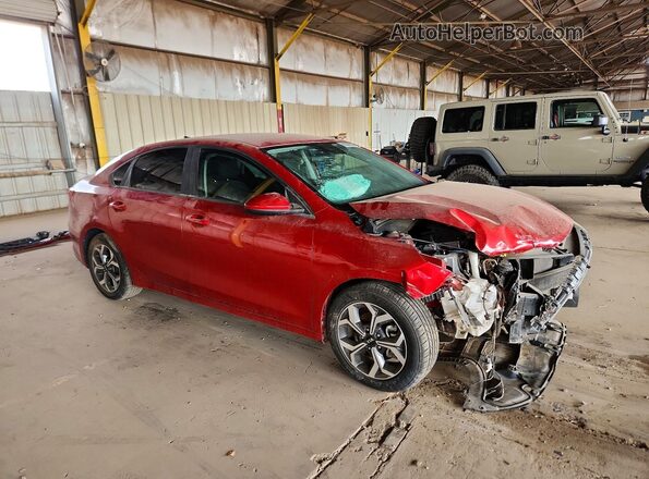 3KPF24AD5KE076904 2019 KIA FORTE Red Передня права чверть