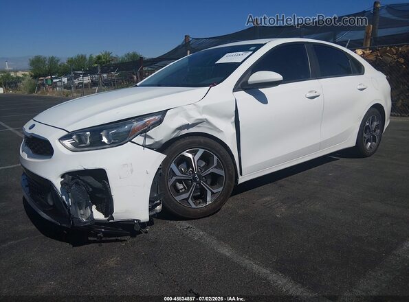 3KPF24AD5KE108654 2019 KIA FORTE Белый Передняя левая четверть