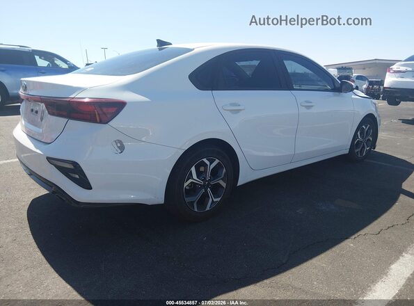 3KPF24AD5KE108654 2019 KIA FORTE Белый Задняя правая четверть