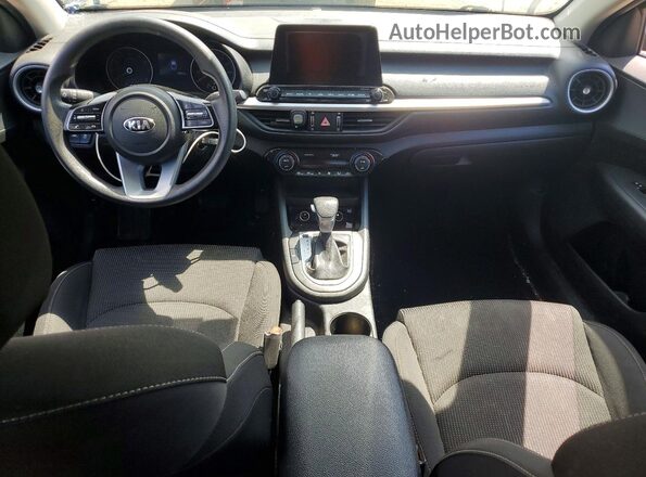 3KPF24AD5KE108993 2019 KIA FORTE Blue Вид панелі приладів