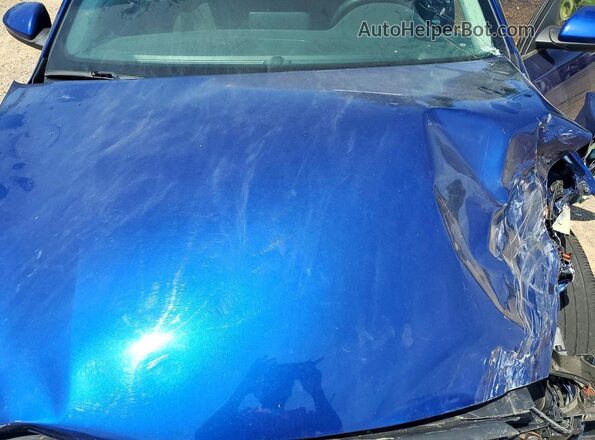 3KPF24AD5KE108993 2019 KIA FORTE Blue Вид задньої частини салону