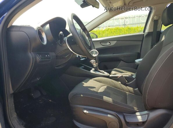 3KPF24AD5KE108993 2019 KIA FORTE Blue Вид салону спереду