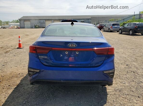 3KPF24AD5KE108993 2019 KIA FORTE Blue Вид ззаду