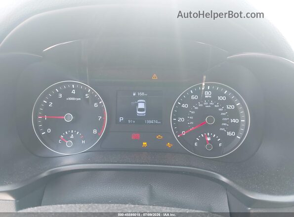 3KPF24AD5KE124918 2019 KIA FORTE White უკანა სავარძლების ხედი