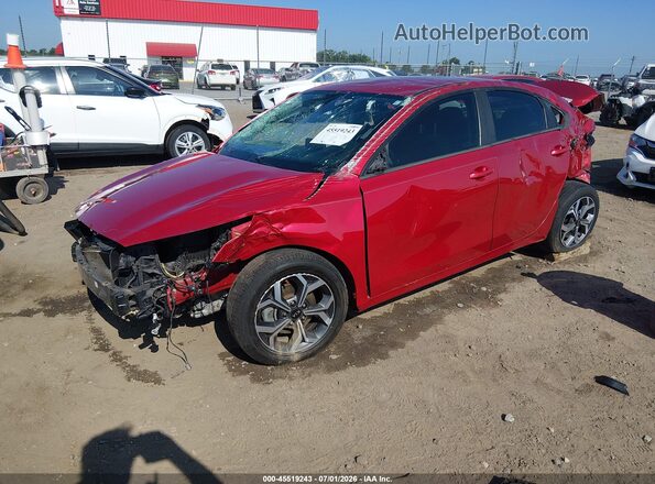 3KPF24AD5KE125860 2019 KIA FORTE Red Front left