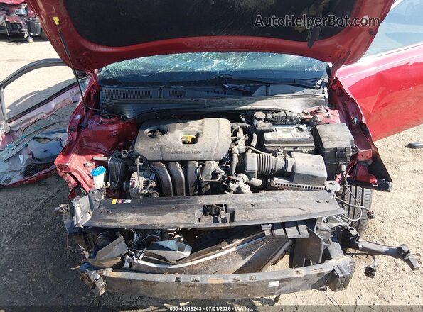 3KPF24AD5KE125860 2019 KIA FORTE Red Rear view