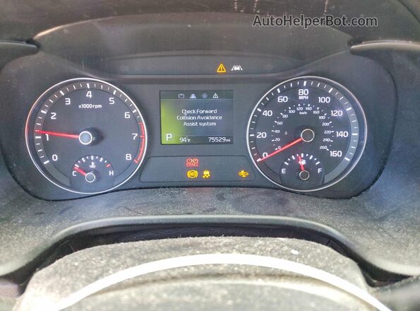 3KPF24AD5LE148198 2020 KIA FORTE Gray Widok zestawu wskaźników