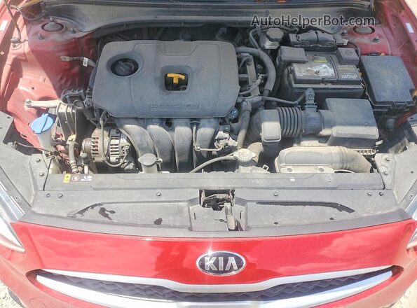 3KPF24AD5LE234076 2020 KIA FORTE Красный Вид задней части салона