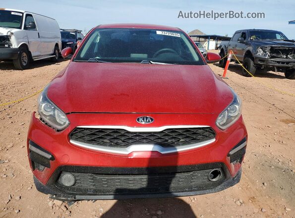 3KPF24AD5LE262475 2020 KIA FORTE Red Vista frontal