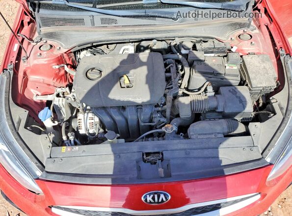 3KPF24AD5LE262475 2020 KIA FORTE Red Vista interior trasera