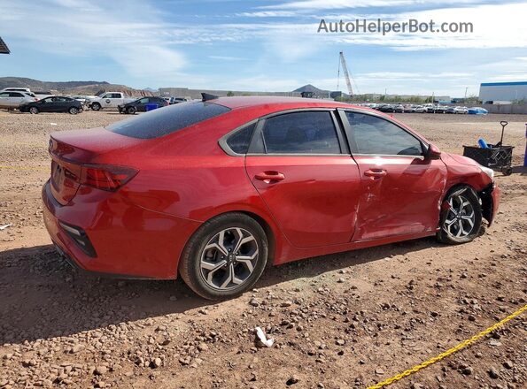 3KPF24AD5LE262475 2020 KIA FORTE Red Trasero derecho