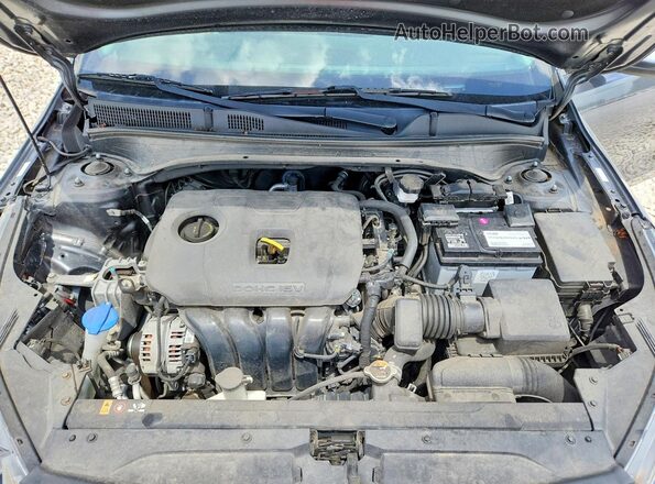 3KPF24AD5ME280332 2021 KIA FORTE Charcoal უკანა სალონის ხედი