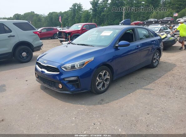 3KPF24AD5ME301261 2021 KIA FORTE Blue Przód lewy