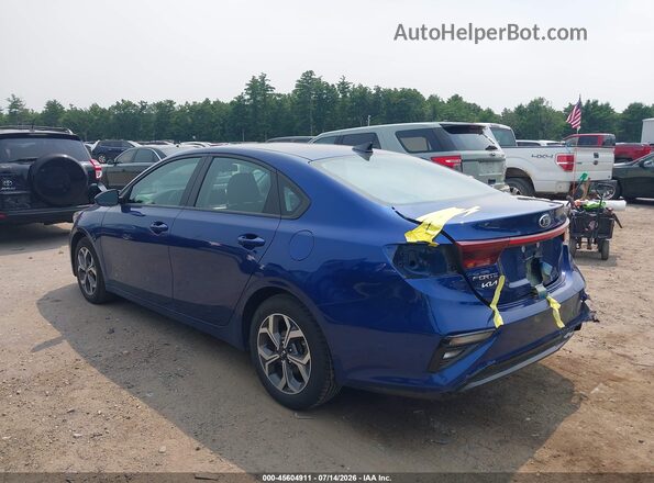 3KPF24AD5ME301261 2021 KIA FORTE Blue Widok zestawu wskaźników