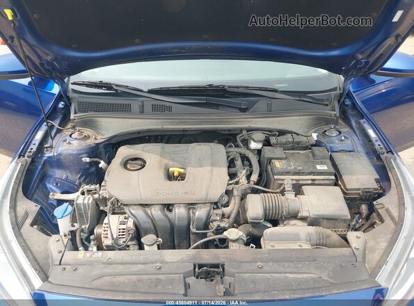 3KPF24AD5ME301261 2021 KIA FORTE Blue Widok z tyłu
