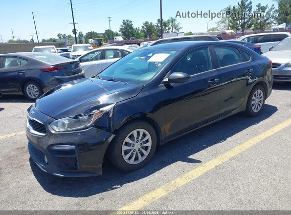 3KPF24AD5ME368331 2021 KIA FORTE Черный Передняя левая четверть