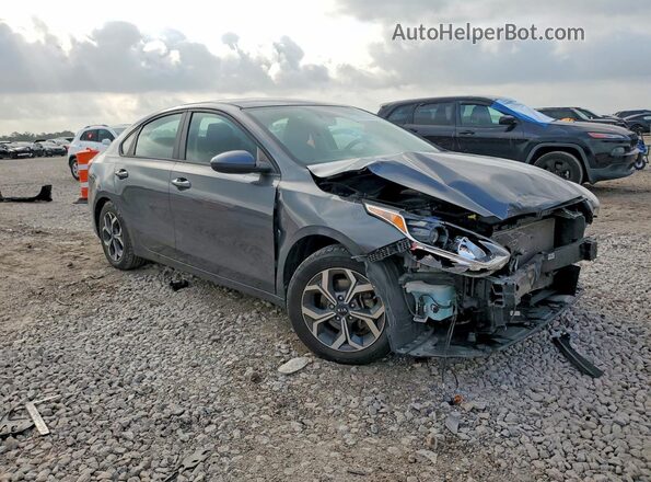 3KPF24AD5ME388272 2021 KIA FORTE Gray Delantero derecho