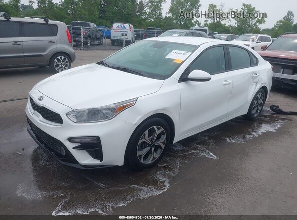 3KPF24AD5ME411100 2021 KIA FORTE White Առջևի ձախ երեք քառորդ տեսարան