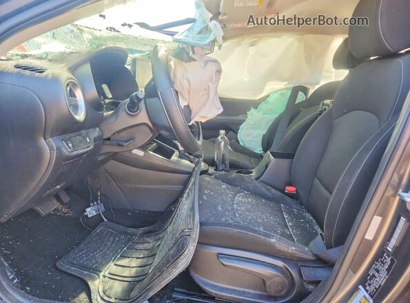 3KPF24AD5NE463814 2022 KIA FORTE Gray Widok wnętrza z przodu