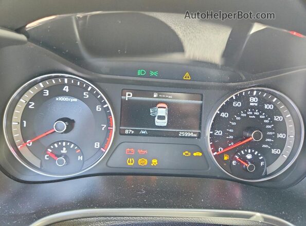 3KPF24AD5PE520614 2023 KIA FORTE Серый Вид щитка приборов