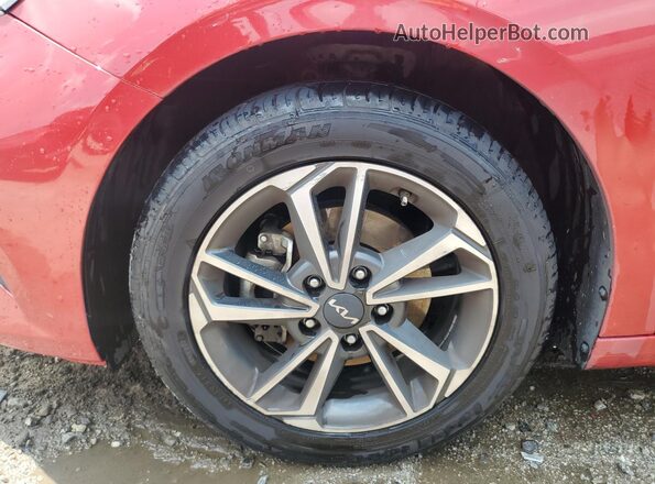 3KPF24AD5PE570249 2023 KIA FORTE Red VIN კოდის სტიკერის ხედი