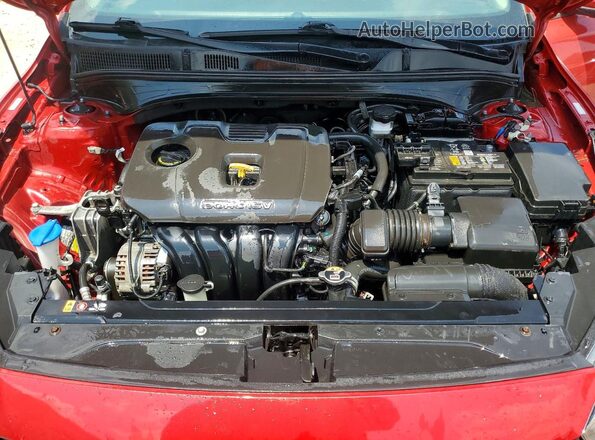 3KPF24AD5PE570249 2023 KIA FORTE Red უკანა სალონის ხედი