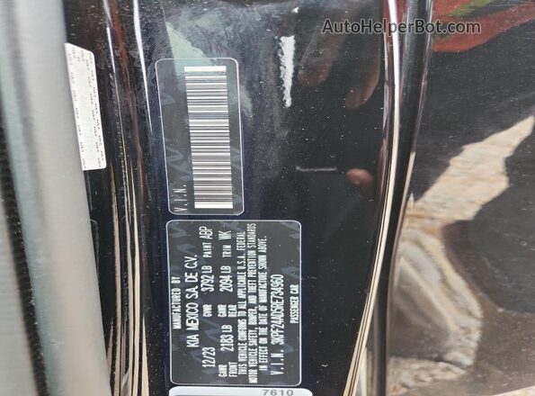 3KPF24AD5RE734960 2024 KIA FORTE Black Vista del compartimento del motor