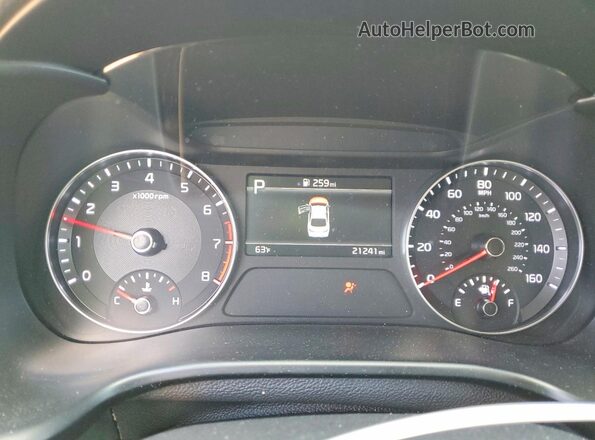 3KPF24AD5RE827820 2024 KIA FORTE White Widok zestawu wskaźników