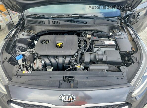 3KPF24AD6KE014038 2019 KIA FORTE Gray Вид задньої частини салону