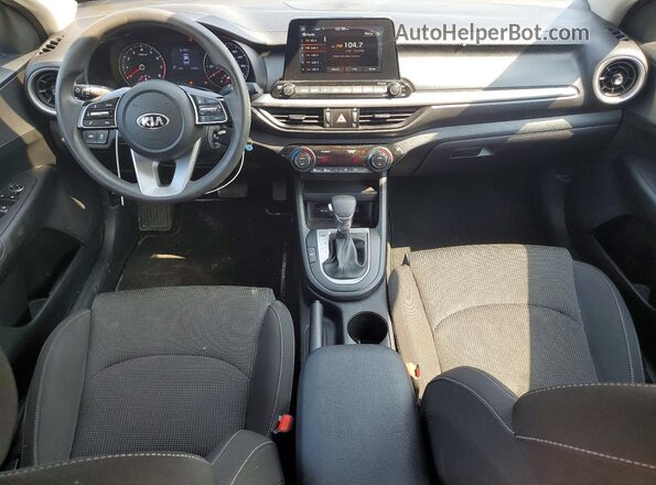 3KPF24AD6KE100384 2019 KIA FORTE Blue Vista del salpicadero