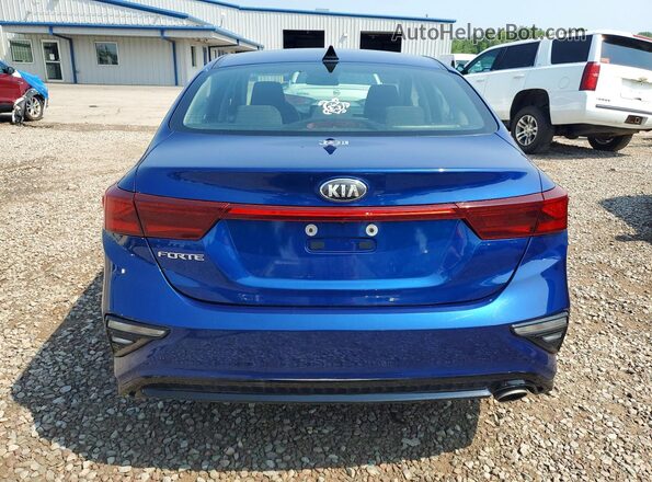 3KPF24AD6KE100384 2019 KIA FORTE Blue Vista trasera