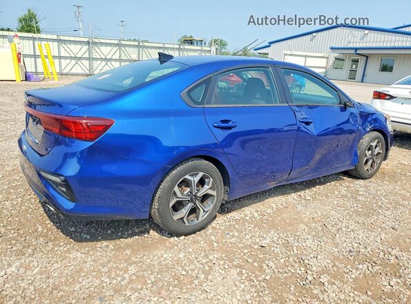 3KPF24AD6KE100384 2019 KIA FORTE Blue Trasero derecho