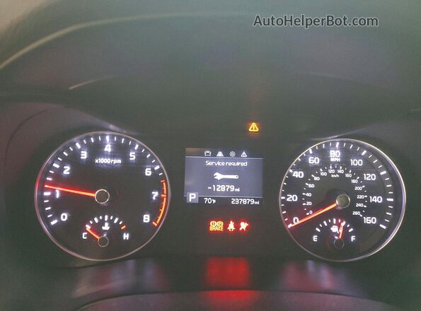 3KPF24AD6KE103253 2019 KIA FORTE Charcoal Instrument cluster view