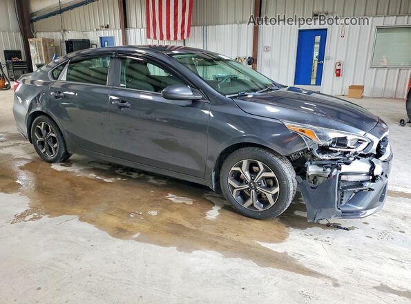 3KPF24AD6KE103253 2019 KIA FORTE Charcoal Front right