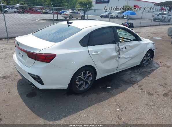 3KPF24AD6KE104841 2019 KIA FORTE White Задня права чверть