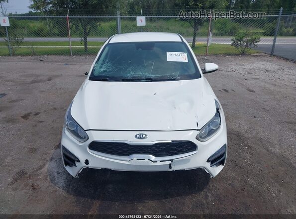 3KPF24AD6KE104841 2019 KIA FORTE White Вид спереду