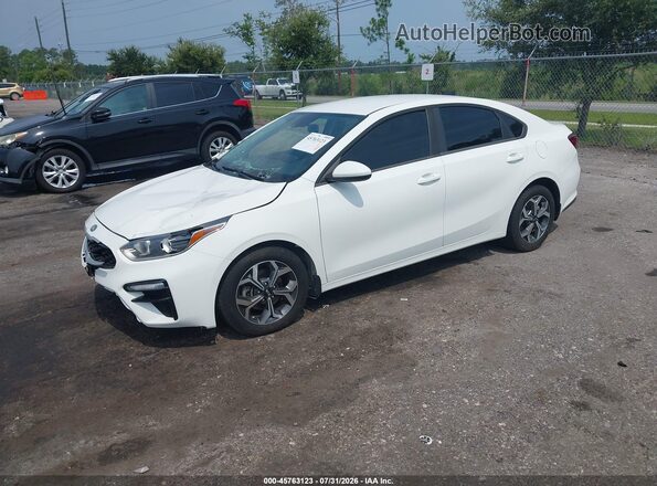 3KPF24AD6KE104841 2019 KIA FORTE Белый Передняя левая четверть