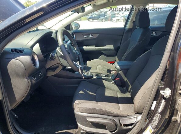 3KPF24AD6LE198513 2020 KIA FORTE Black Widok wnętrza z przodu