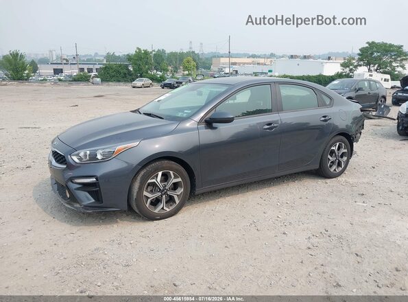 3KPF24AD6LE242283 2020 KIA FORTE Gray წინა მარცხენა ხედი სამი მეოთხედიდან