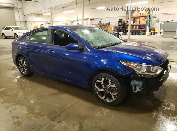 3KPF24AD6LE257382 2020 KIA FORTE Blue Առջևի աջ