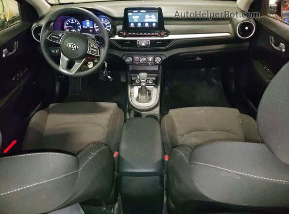 3KPF24AD6LE257382 2020 KIA FORTE Blue Առջևի վահանակի տեսք