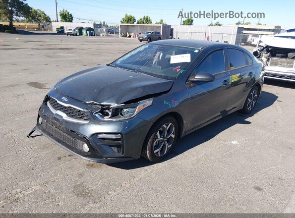 3KPF24AD6ME267895 2021 KIA FORTE Gray Передня ліва чверть