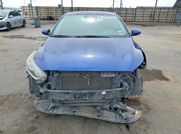 3KPF24AD6ME310521 2021 KIA FORTE Blue წინა ხედი