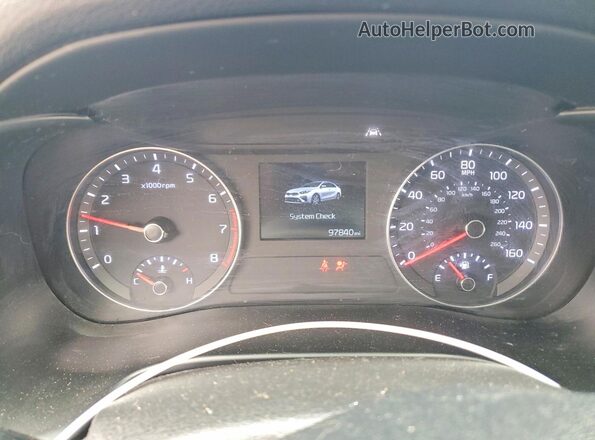 3KPF24AD6ME310521 2021 KIA FORTE Blue ხელსაწყოთა პანელის ხედი