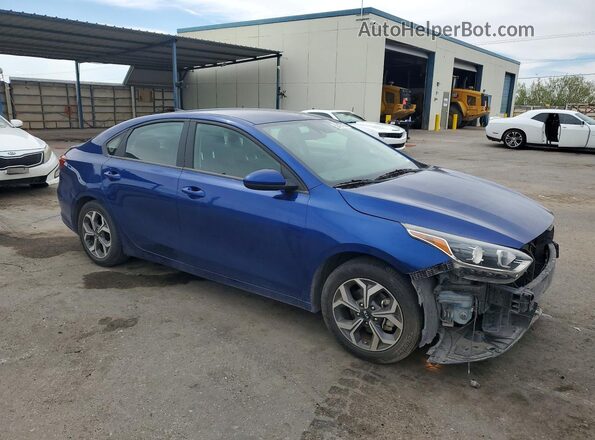 3KPF24AD6ME310521 2021 KIA FORTE Blue წინა მარჯვენა