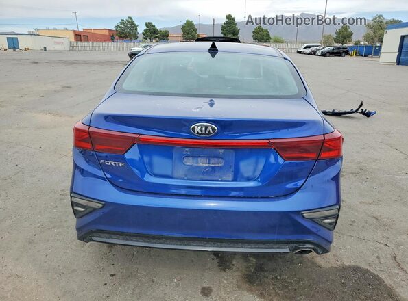 3KPF24AD6ME310521 2021 KIA FORTE Blue უკანა ხედი
